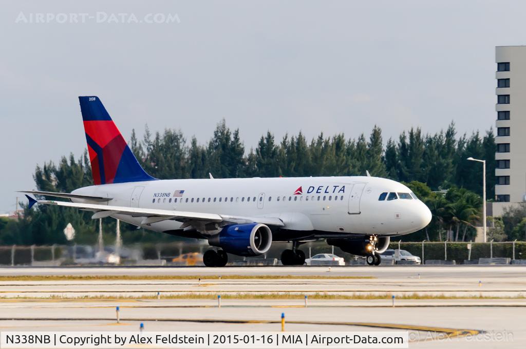N338NB, 2002 Airbus A319-114 C/N 1693, Miami
