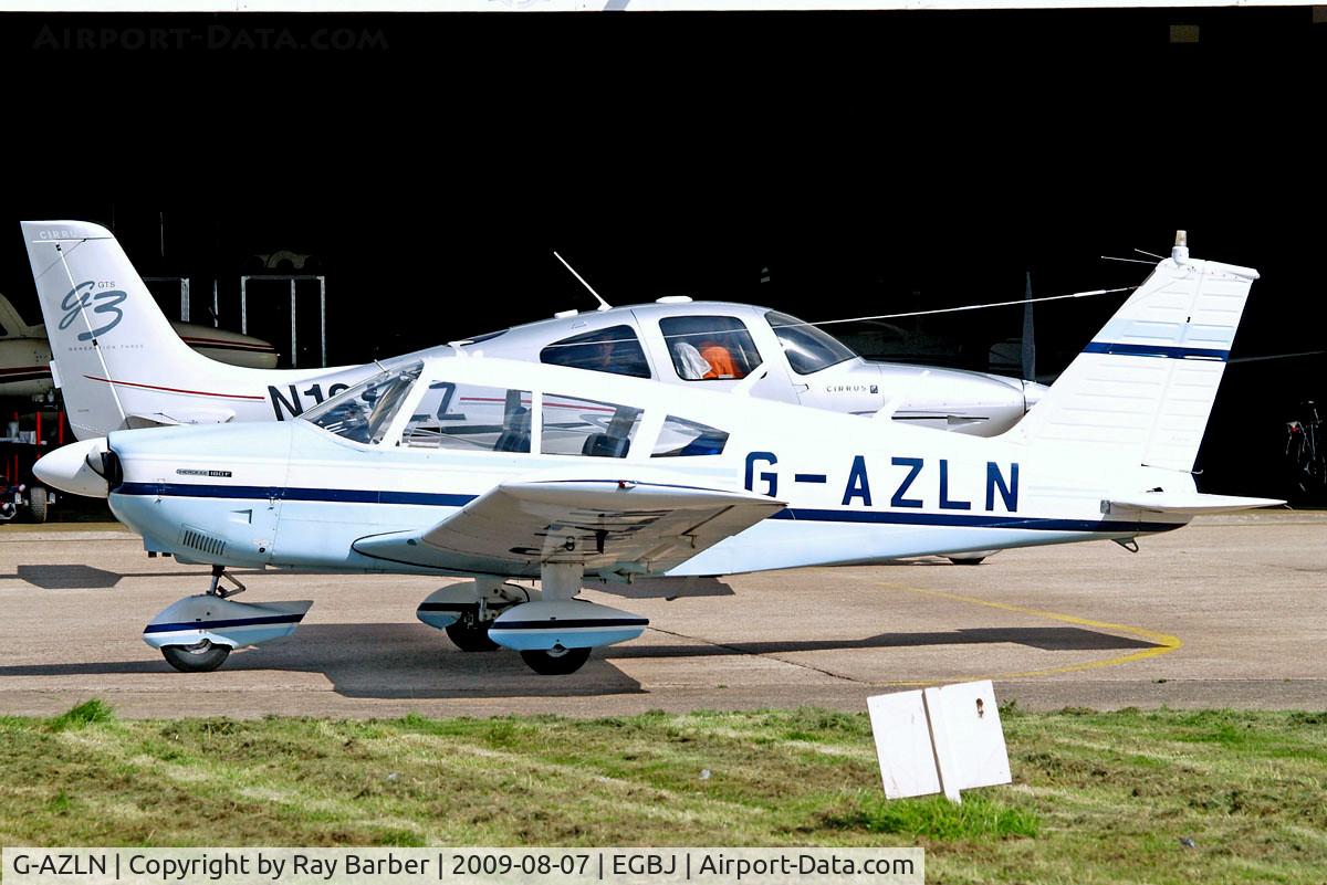 G-AZLN, 1971 Piper PA-28-180 Cherokee C/N 28-7105210, Piper PA-28-180 Cherokee F [28-7105210] Staverton~G 07/08/2009