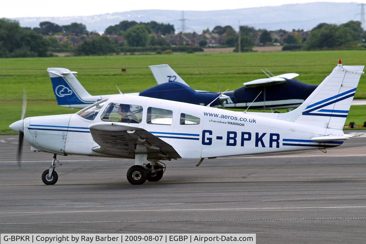 G-BPKR, 1975 Piper PA-28-151 Cherokee Warrior C/N 28-7515446, Piper PA-28-151 Cherokee Warrior [28-7515446] Staverton~G 07/08/2009