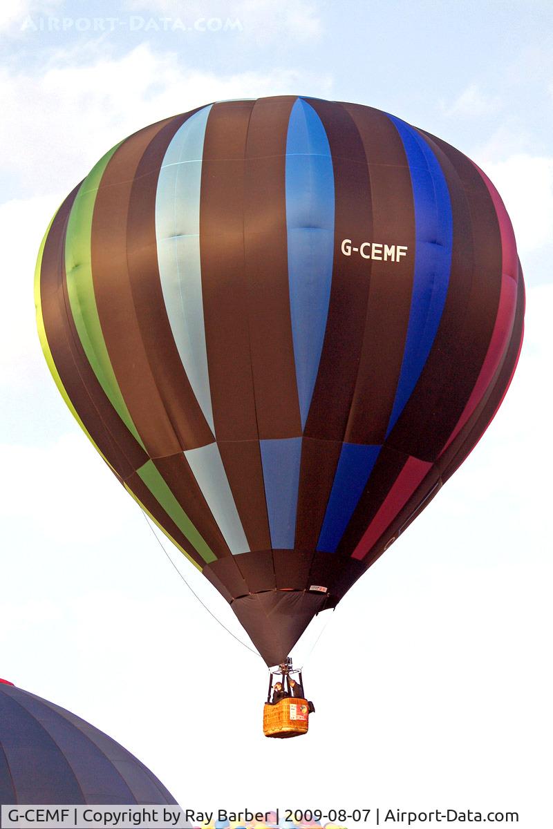 G-CEMF, 2007 Cameron Balloons C-80 C/N 10892, Cameron C-80 Concept HAFB [10892] Ashton Court~G 07/08/2009