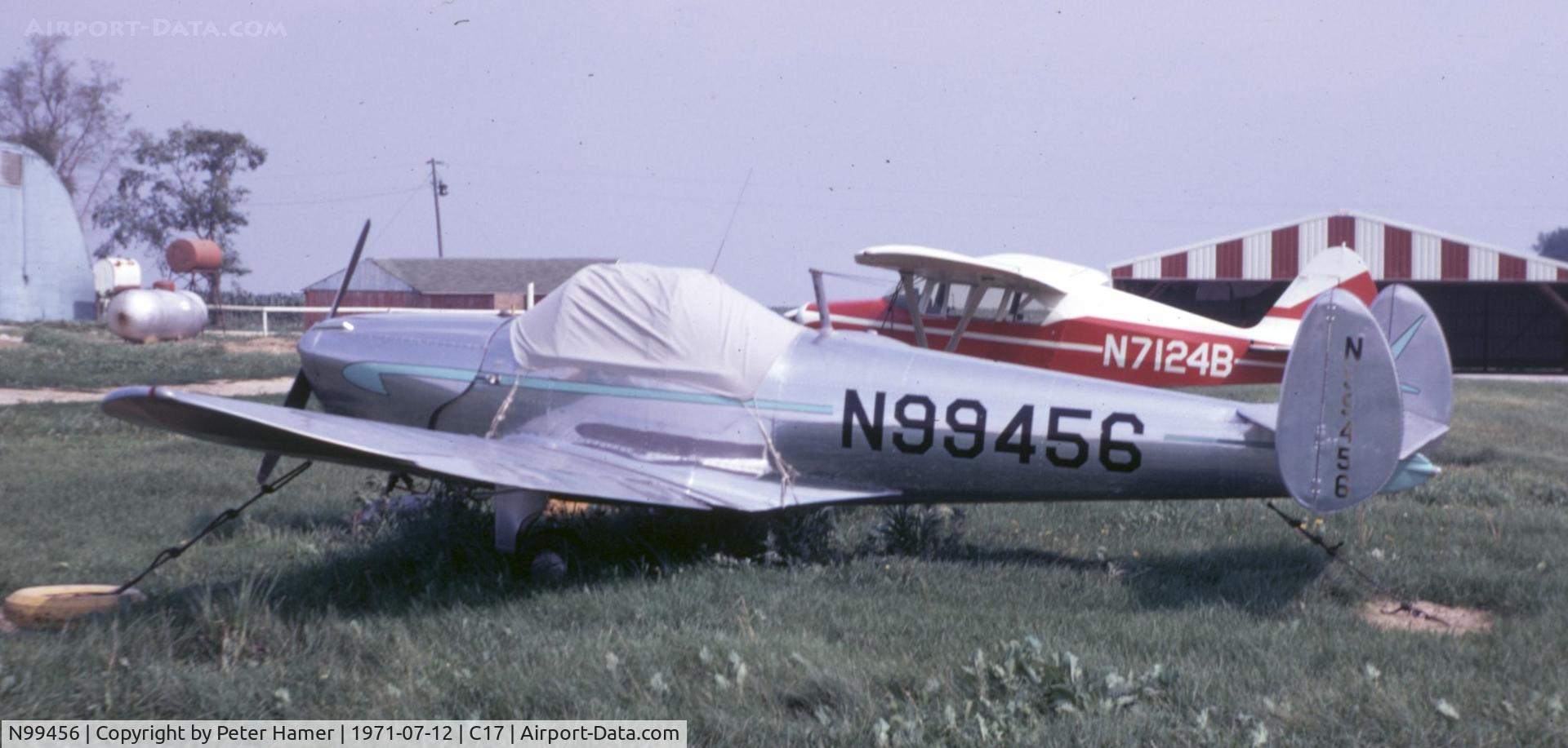 N99456, 1946 Erco 415C Ercoupe C/N 2079, Marion, Iowa