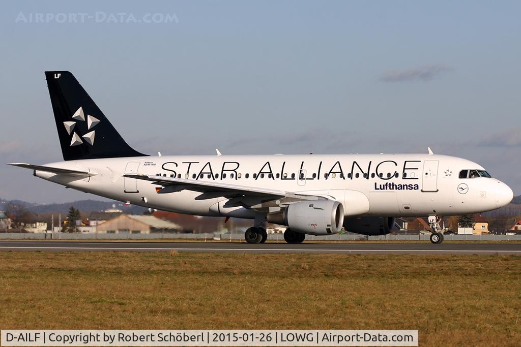 D-AILF, 1996 Airbus A319-114 C/N 636, D-AILF @ LOWG
