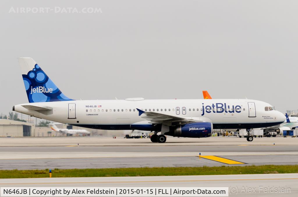 N646JB, 2006 Airbus A320-232 C/N 2945, Ft. Lauderdale