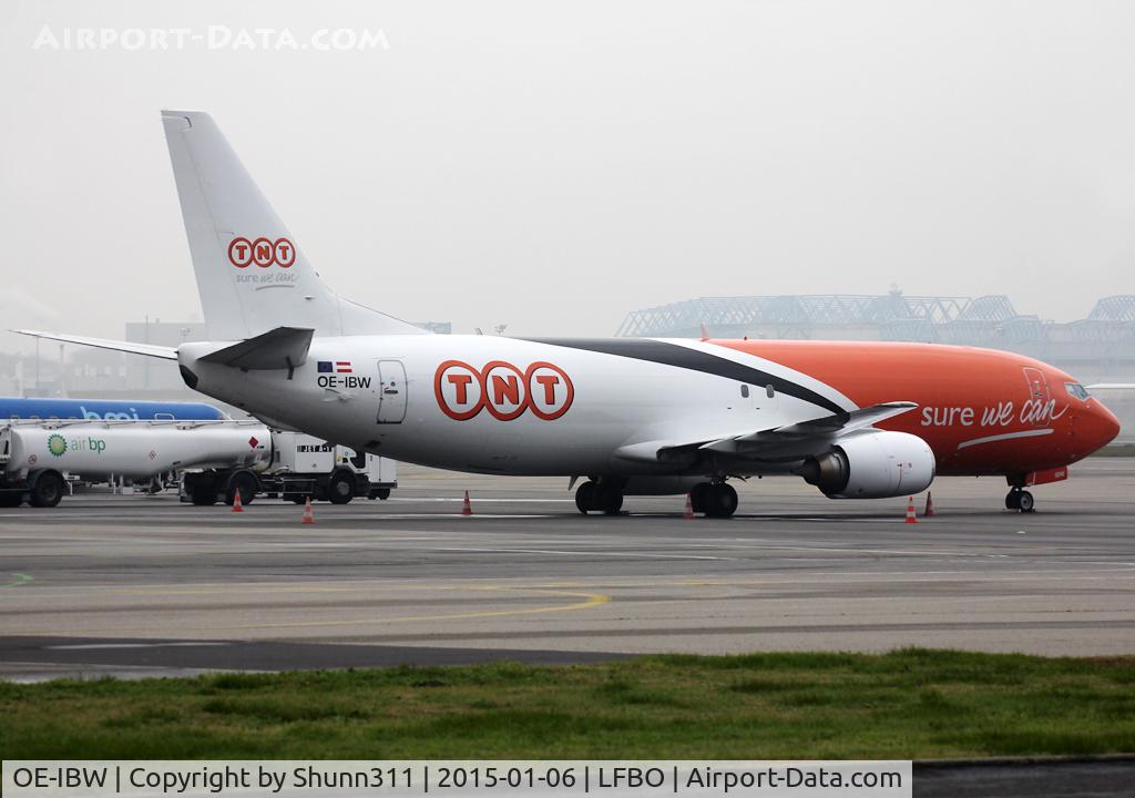 OE-IBW, 1994 Boeing 737-4Q8 C/N 25109, Parked at the General Aviation area...