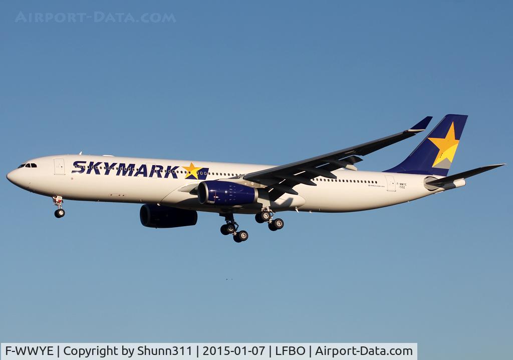 F-WWYE, 2015 Airbus A330-343 C/N 1592, C/n 1592 - To be JA330G but maybe ntu due to financial difficuties...