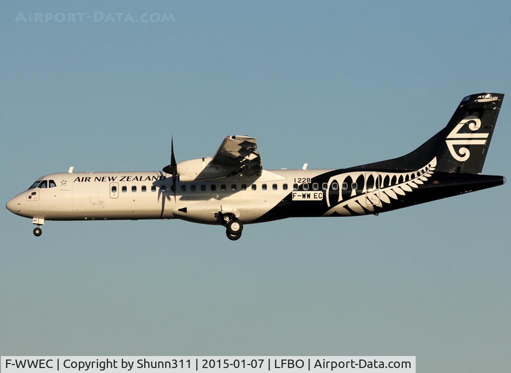 F-WWEC, 2015 ATR 72-600 C/N 1228, C/n 1228 - To be ZK-MVF
