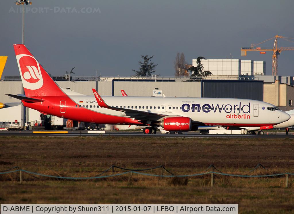 D-ABME, 2012 Boeing 737-86J C/N 37766, Taxiing to the General Aviation area