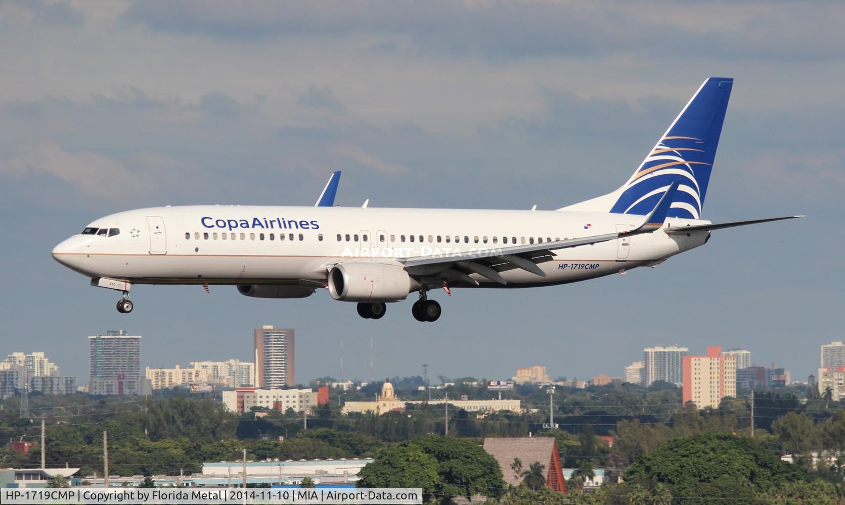HP-1719CMP, 2011 Boeing 737-8V3 C/N 37957, Copa 737-800