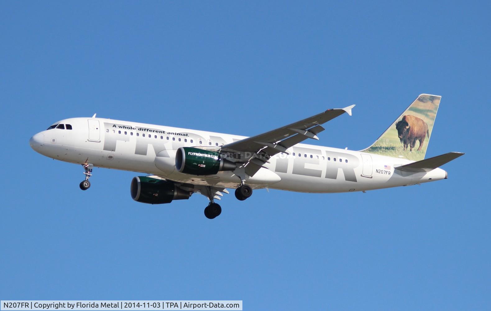 N207FR, 2010 Airbus A320-214 C/N 4307, Frontier 