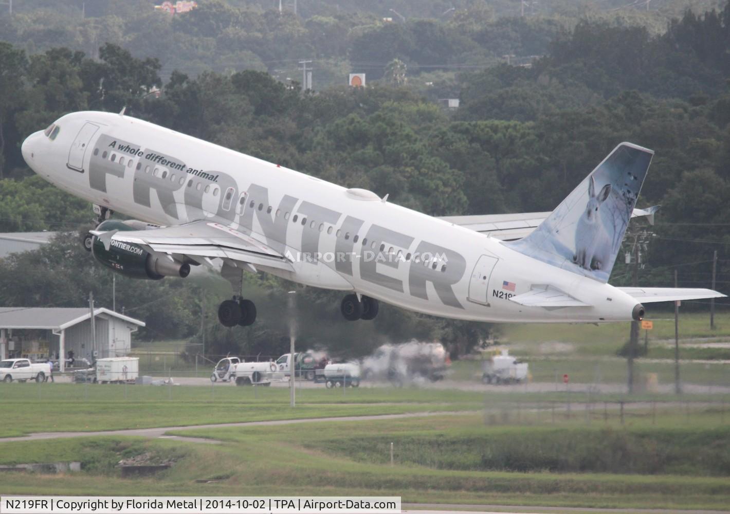 N219FR, 2002 Airbus A320-214 C/N 1860, Jack the Rabbit