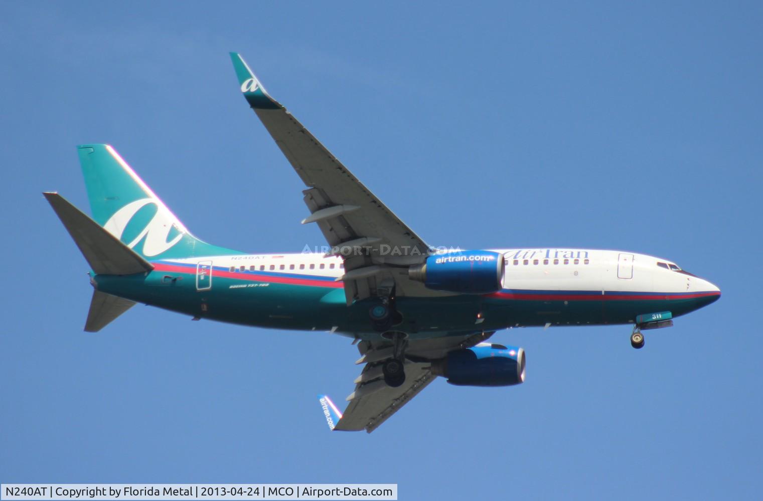 N240AT, 2005 Boeing 737-76N C/N 32657, Air Tran