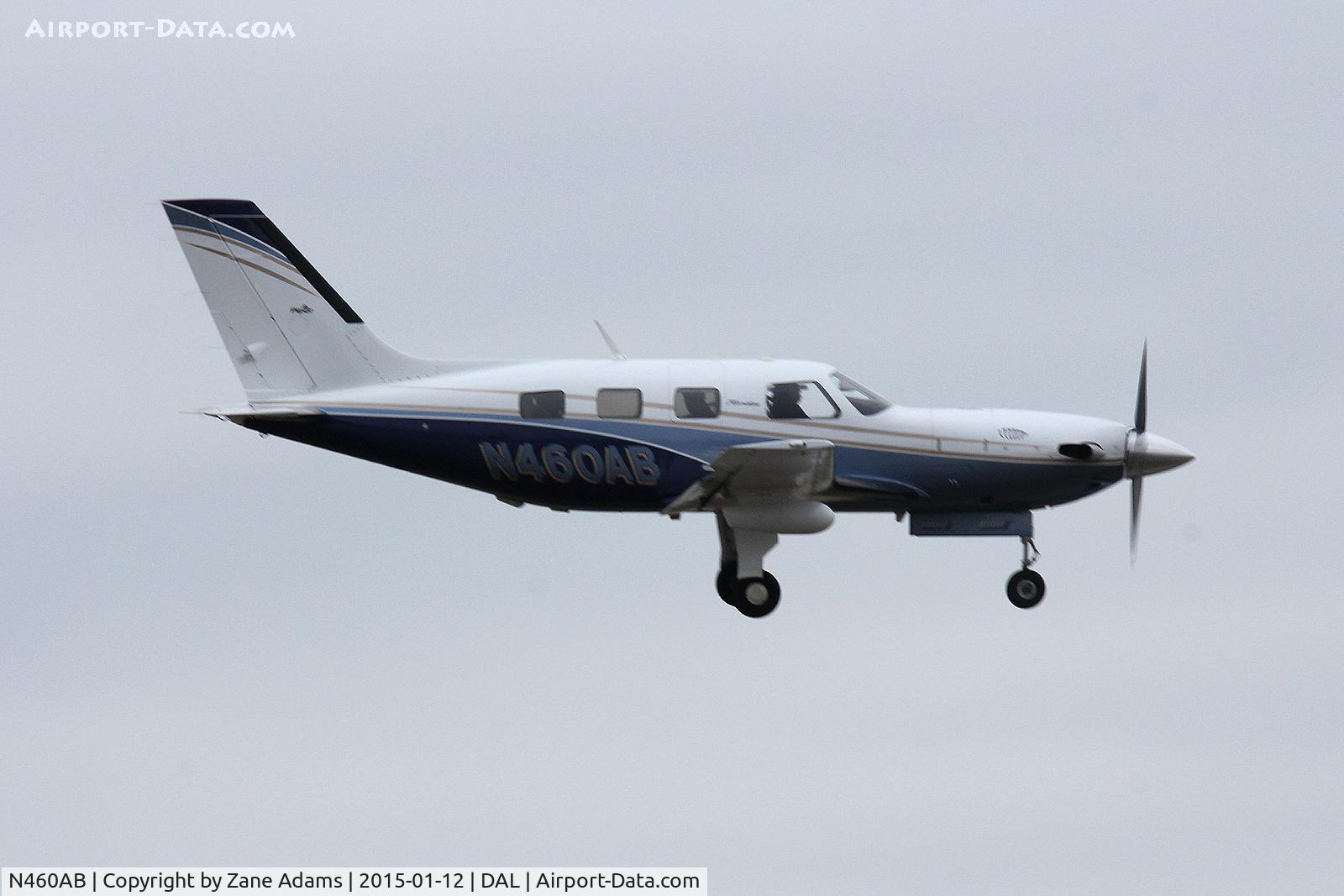N460AB, 2010 Piper PA-46-500TP Meridian C/N 4697431, Landing at Dallas Love Field