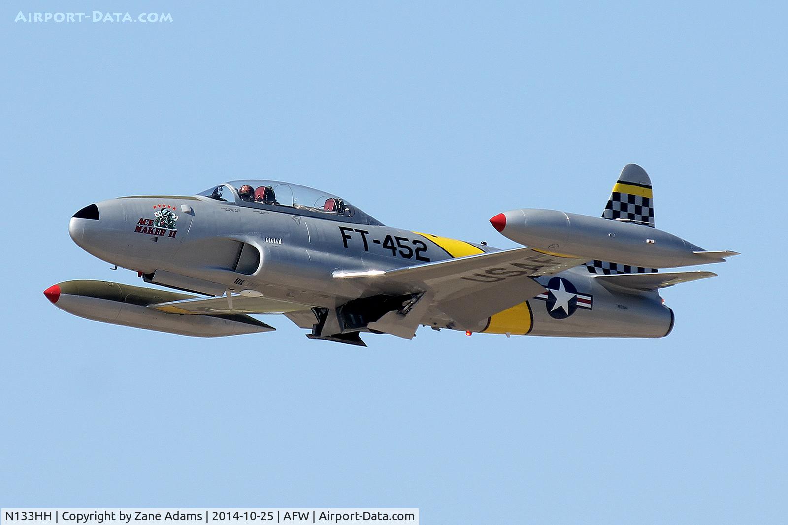 N133HH, 1954 Canadair CT-133 Silver Star 3 (CL-30) C/N T33-452, At the 2014 Alliance Airshow - Fort Worth, TX