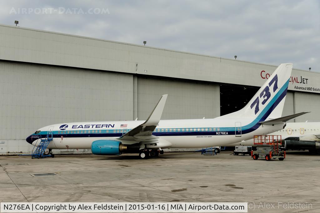 N276EA, 2006 Boeing 737-8AL C/N 35070, Miami