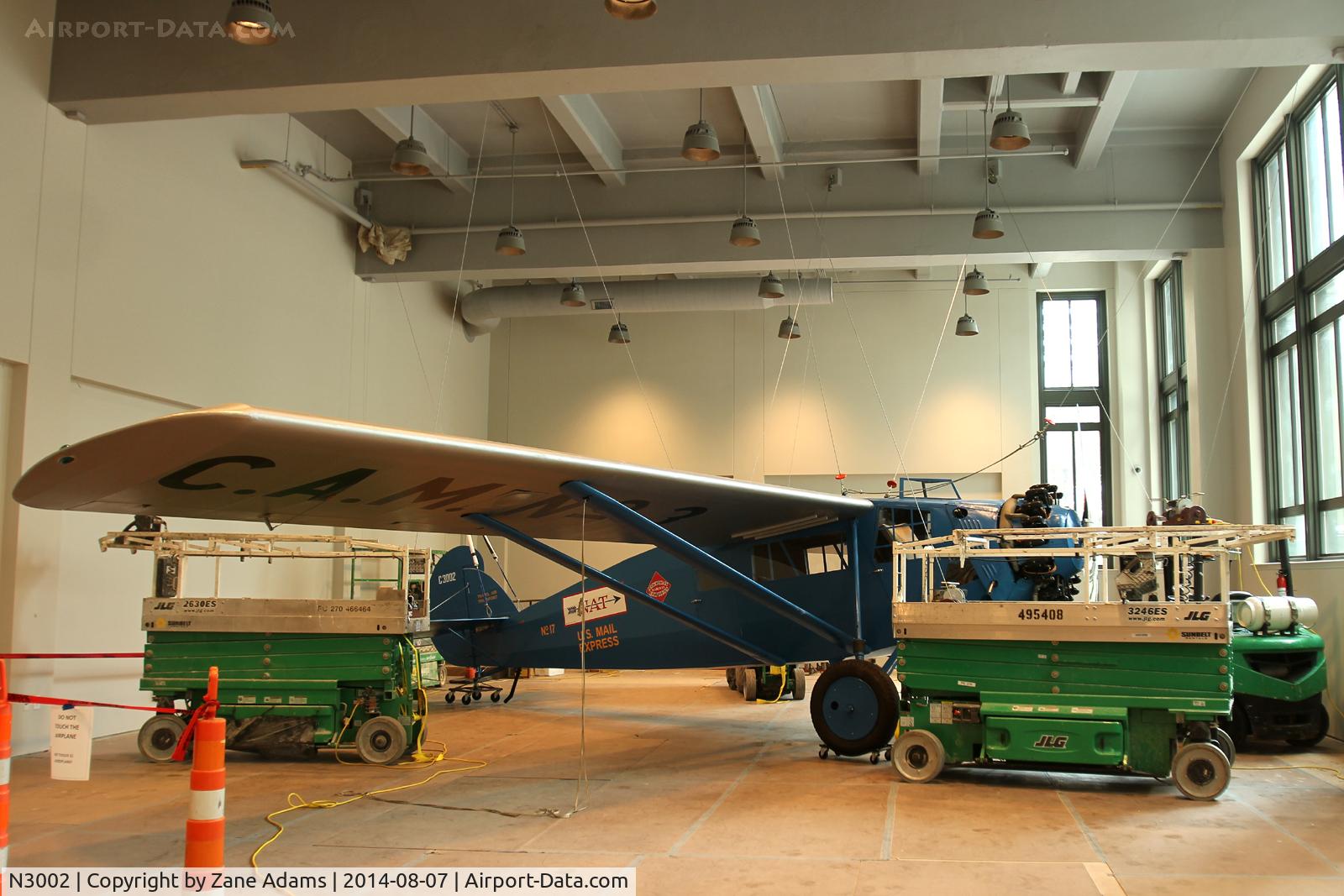N3002, 1926 Travel Air 5000 C/N 172, At the Amon Carter Museum - Ft. Worth, TX