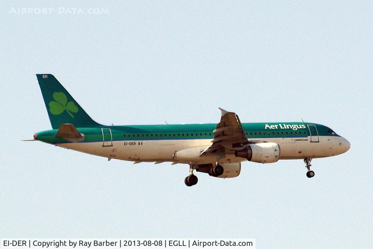 EI-DER, 2005 Airbus A320-214 C/N 2583, Airbus A320-214 [2583] (Aer Lingus) Home~G 08/08/2013. On approach 27L.