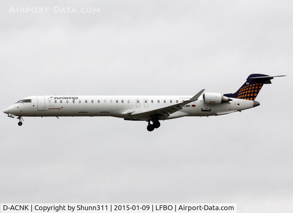 D-ACNK, 2010 Bombardier CRJ-900LR (CL-600-2D24) C/N 15251, Landing rwy 32L
