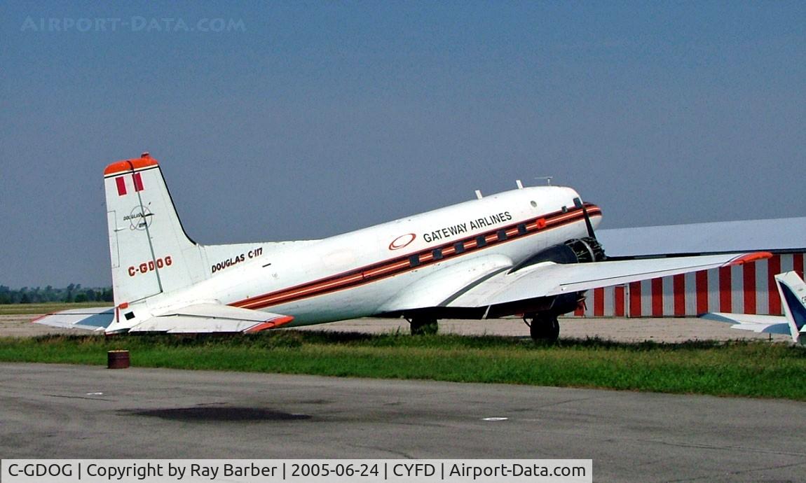 C-GDOG, 1951 Douglas R4D-8 C/N 43374, Douglas DC-3C-117D [43374] (Gateway Airlines) Brantford~C 24/06/2005