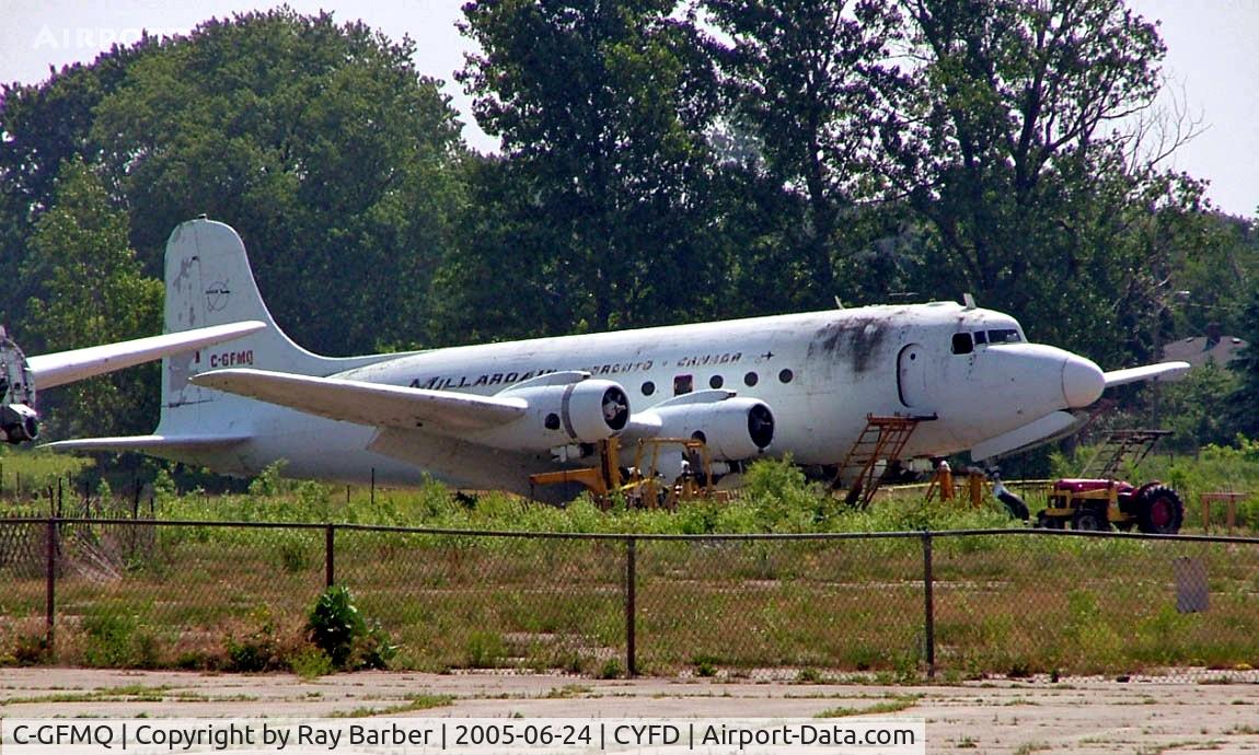 C-GFMQ, 1944 Douglas C54E-DC C/N 27265, Douglas C-54E-1-DO Skymaster [27265] (Millardair) Brantford~C 24/06/2005