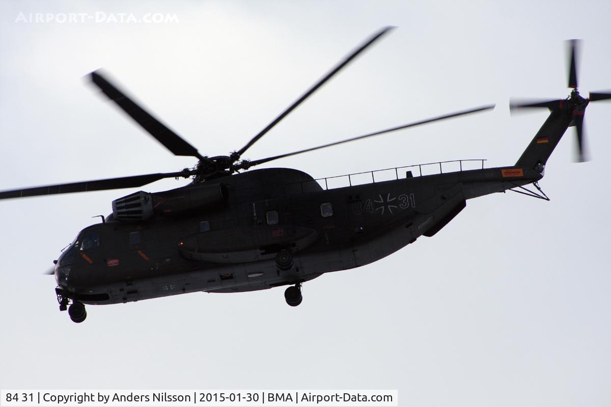 84 31, Sikorsky (VFW-Fokker) CH-53G C/N V65-029, Departing runway 12.