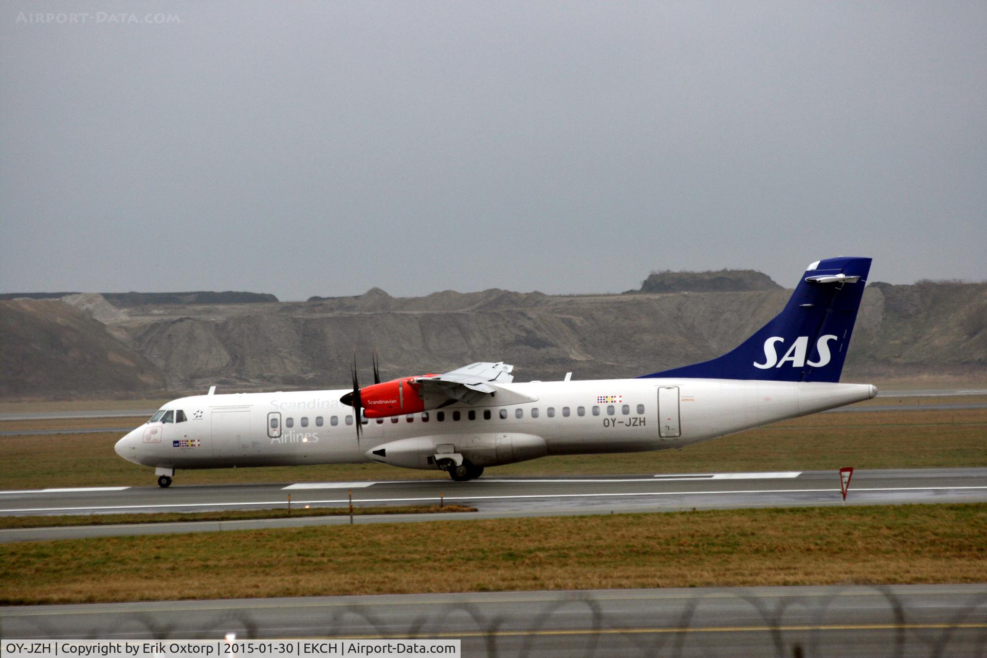 OY-JZH, 2014 ATR 72-212A C/N 1177, OY-JZH arrived rw 04L
