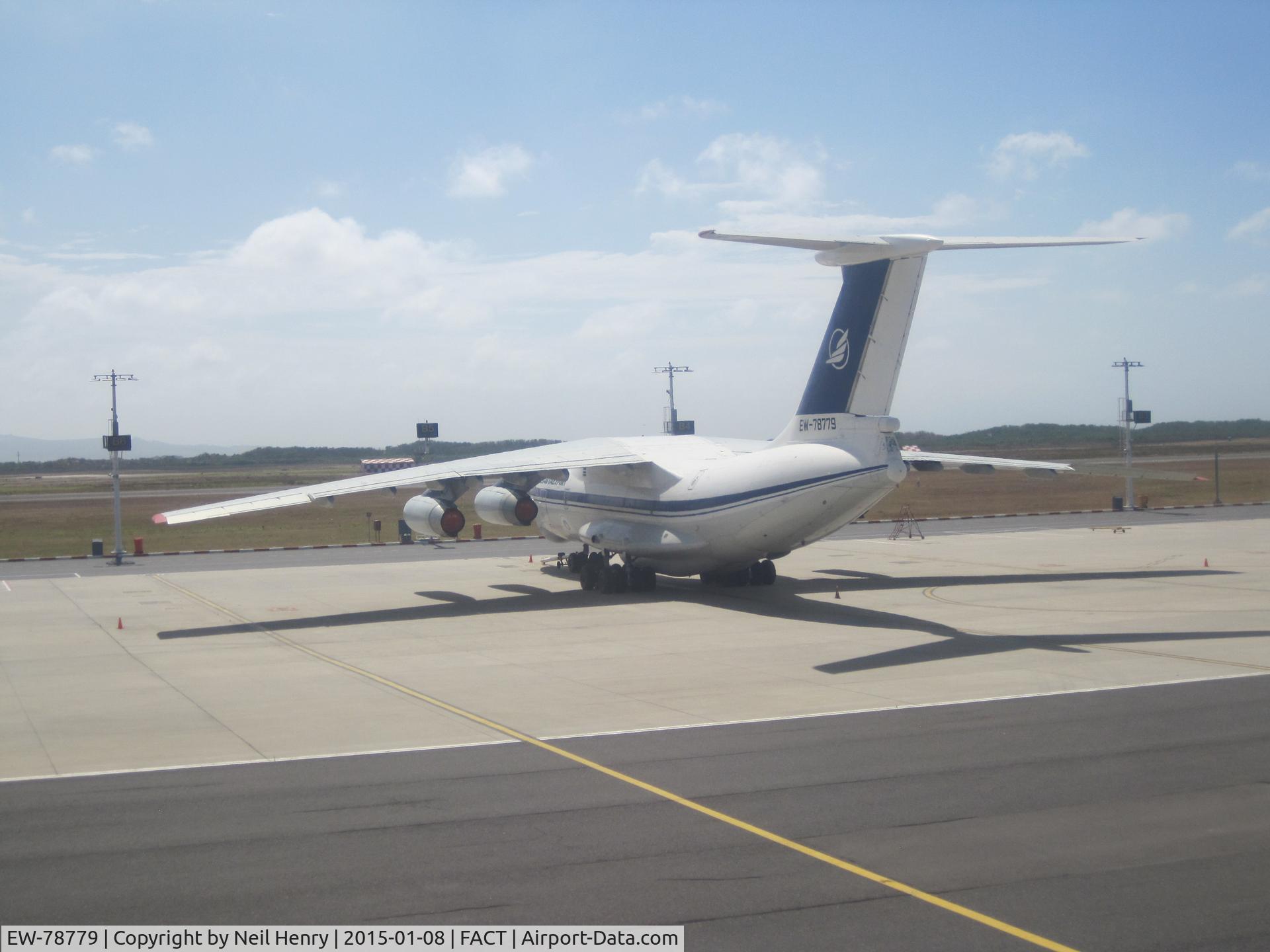 EW-78779, 1988 Ilyushin Il-76TD C/N 0083489662, taken from arriving flight at CPT