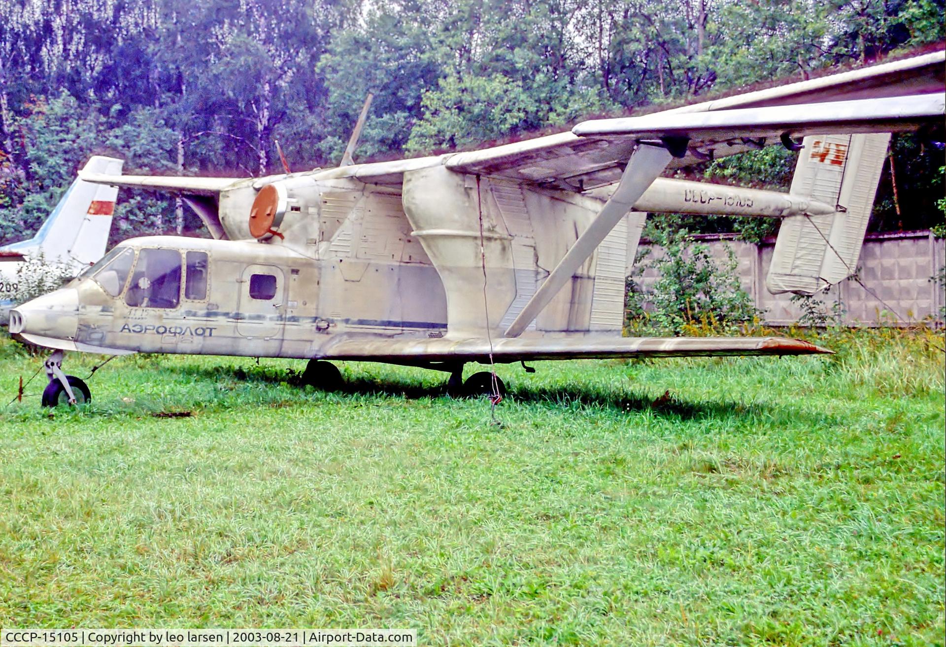 CCCP-15105, PZL-Mielec M-15-01 C/N 1S013-01, Monino Museum Moscow 21.8.03