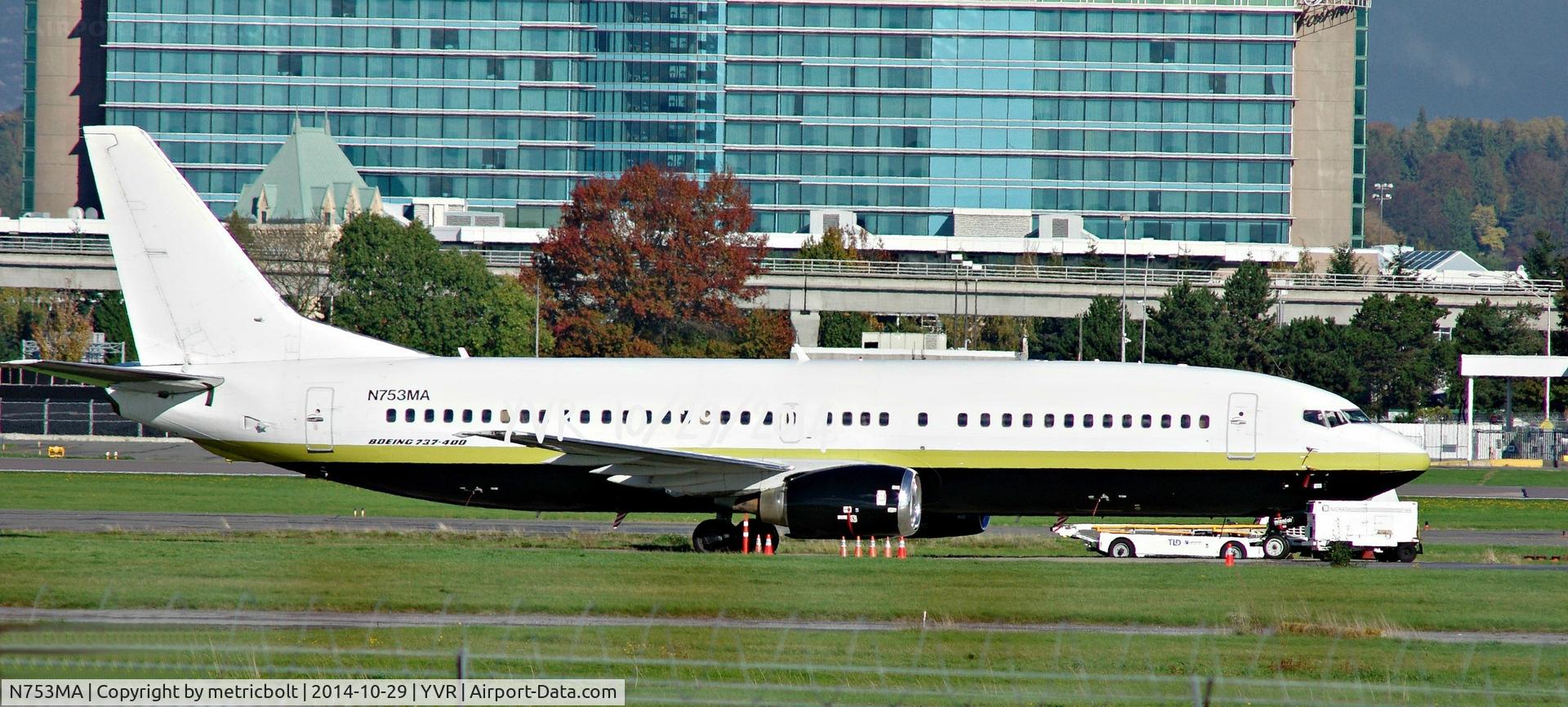 N753MA, 1997 Boeing 737-48E C/N 28053, At YVR