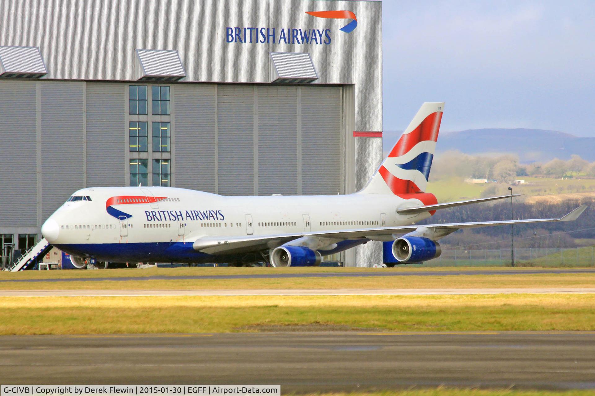 G-CIVB, 1994 Boeing 747-436 C/N 25811, 747-436, BA owned, London Heathrow based, previously G-BNLY, seen at the BAMC.