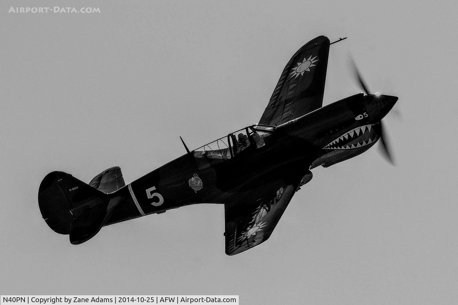N40PN, 1944 Curtiss P-40N Warhawk C/N 33109, At the 2014 Alliance Airshow - Fort Worth, TX