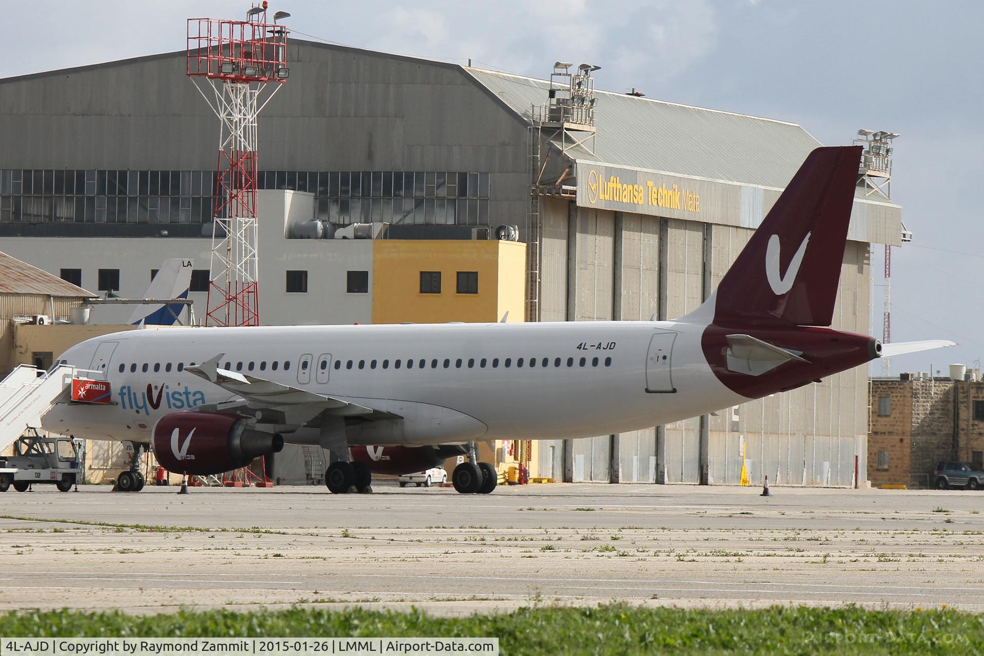 4L-AJD, 1998 Airbus A320-214 C/N 0879, A320 4L-AJD Flyvista