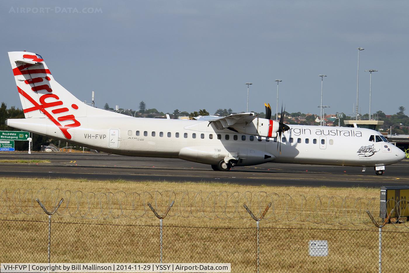 VH-FVP, 2012 ATR 72-212A C/N 1025, TAXIING FROM 34r