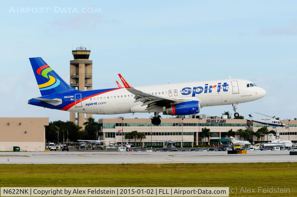 N622NK, 2013 Airbus A320-232 C/N 5804, Ft. Lauderdale