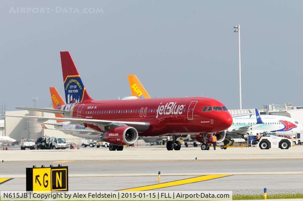 N615JB, 2005 Airbus A320-232 C/N 2461, Ft. Lauderdale