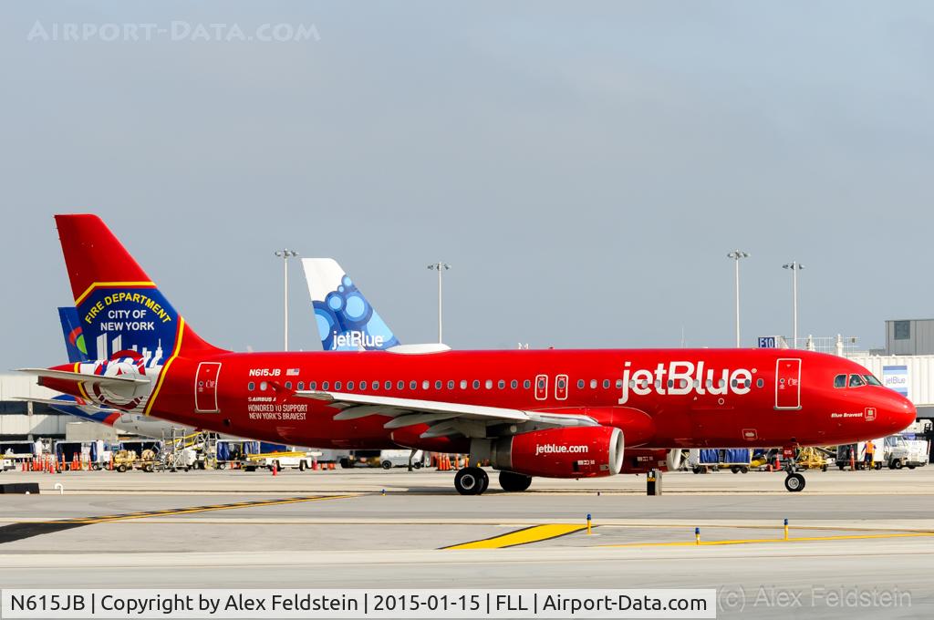 N615JB, 2005 Airbus A320-232 C/N 2461, Ft. Lauderdale