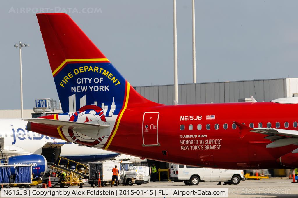 N615JB, 2005 Airbus A320-232 C/N 2461, Ft. Lauderdale