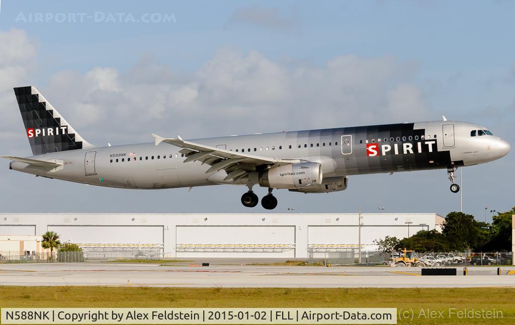 N588NK, 2005 Airbus A321-231 C/N 2590, Ft. Lauderdale