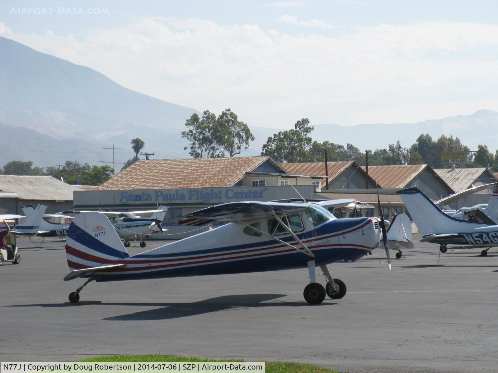 N77J, Cessna 140 C/N 11489, Cessna 140, nicely refinished