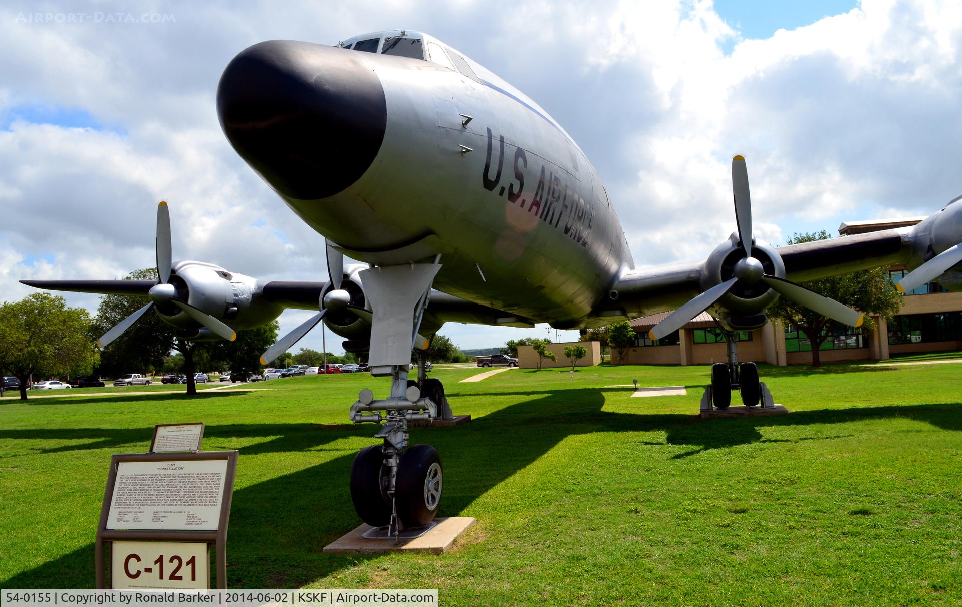 54-0155, Lockheed EC-121S Warning Star C/N 1049F-4174, KMTC Parade Field