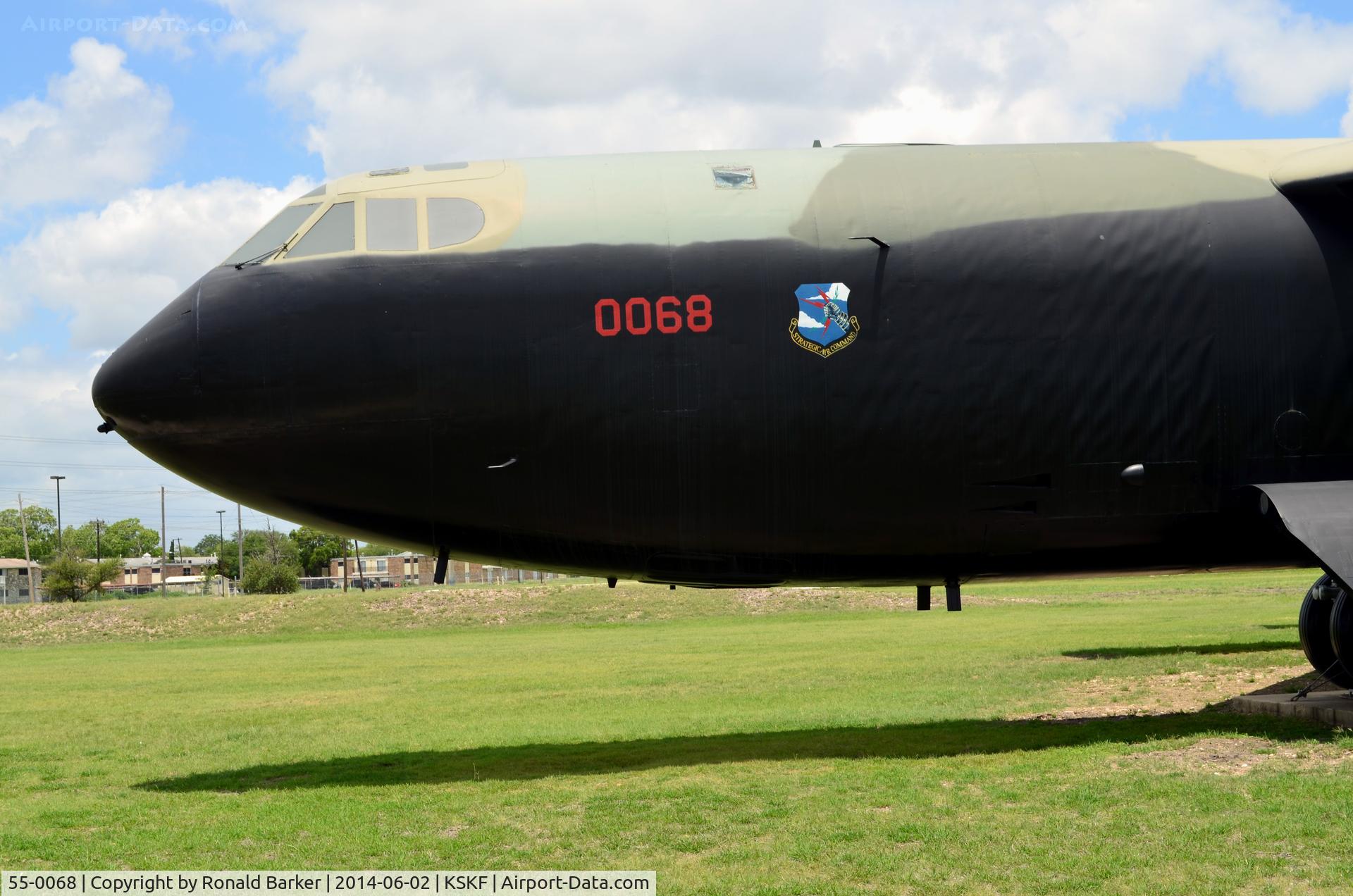 55-0068, 1955 Boeing B-52D-55-BO Stratofortress C/N 17184, LMTC TX