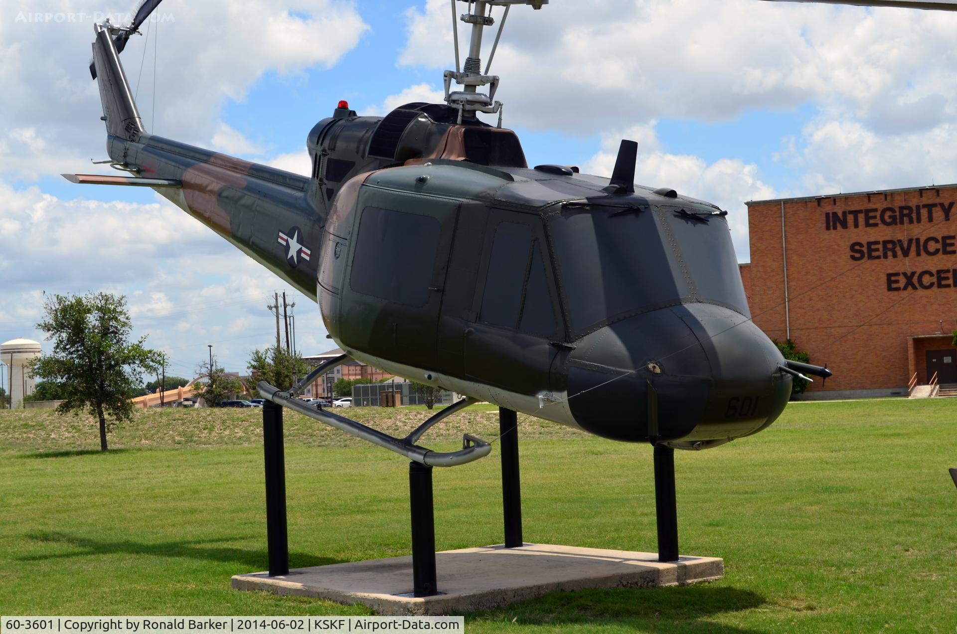 60-3601, 1960 Bell UH-1B-BF Iroquois C/N 247, LMTC TX
