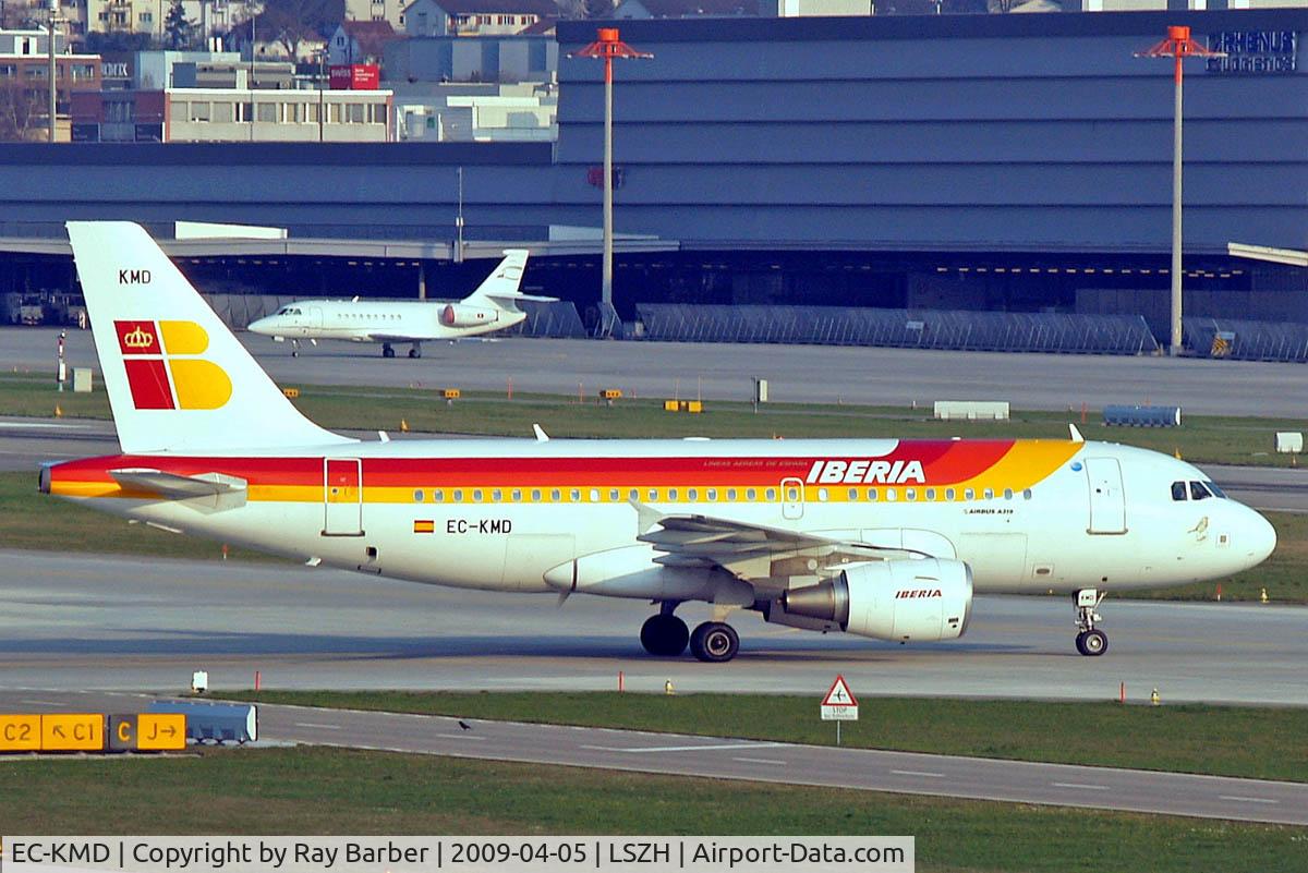 EC-KMD, 2008 Airbus A319-111 C/N 3380, Airbus A319-111 [3380] (Iberia) Zurich~HB 05/04/2009