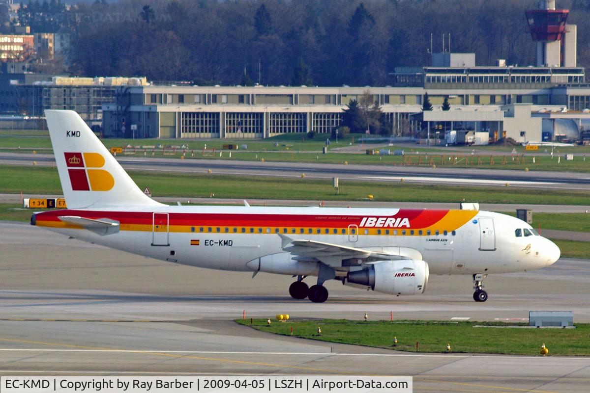 EC-KMD, 2008 Airbus A319-111 C/N 3380, Airbus A319-111 [3380] (Iberia) Zurich~HB 05/04/2009