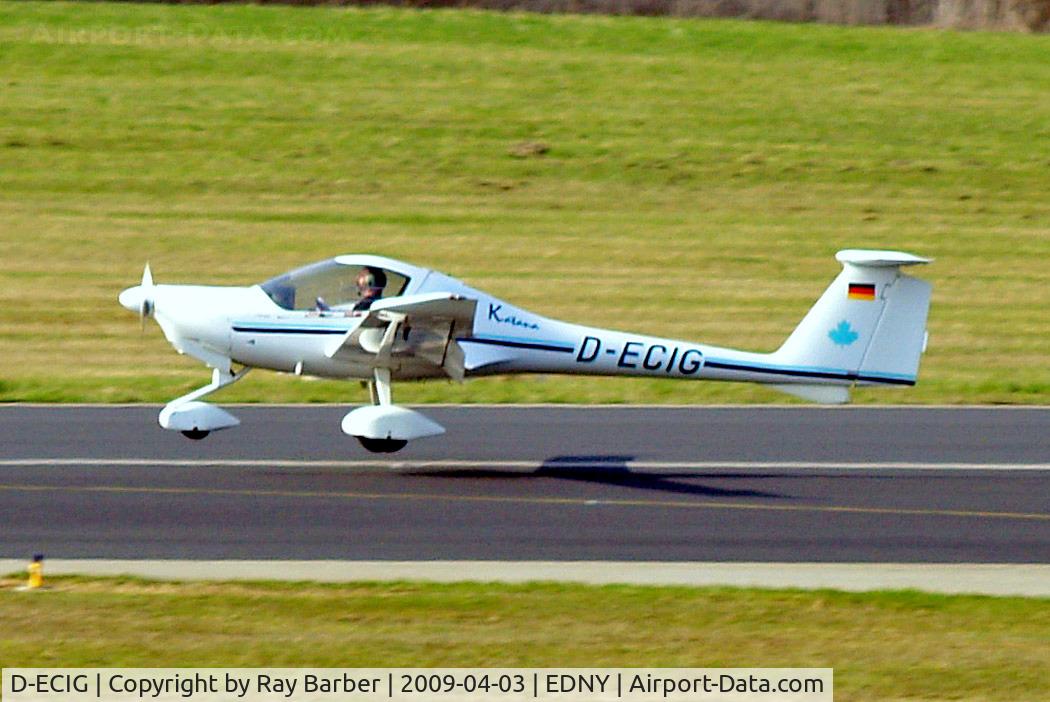 D-ECIG, Diamond DA-20A-1 Katana C/N 10184, Diamond DA.20-A1 KATANA [10184] Friedrichshafen~D 03/04/2009