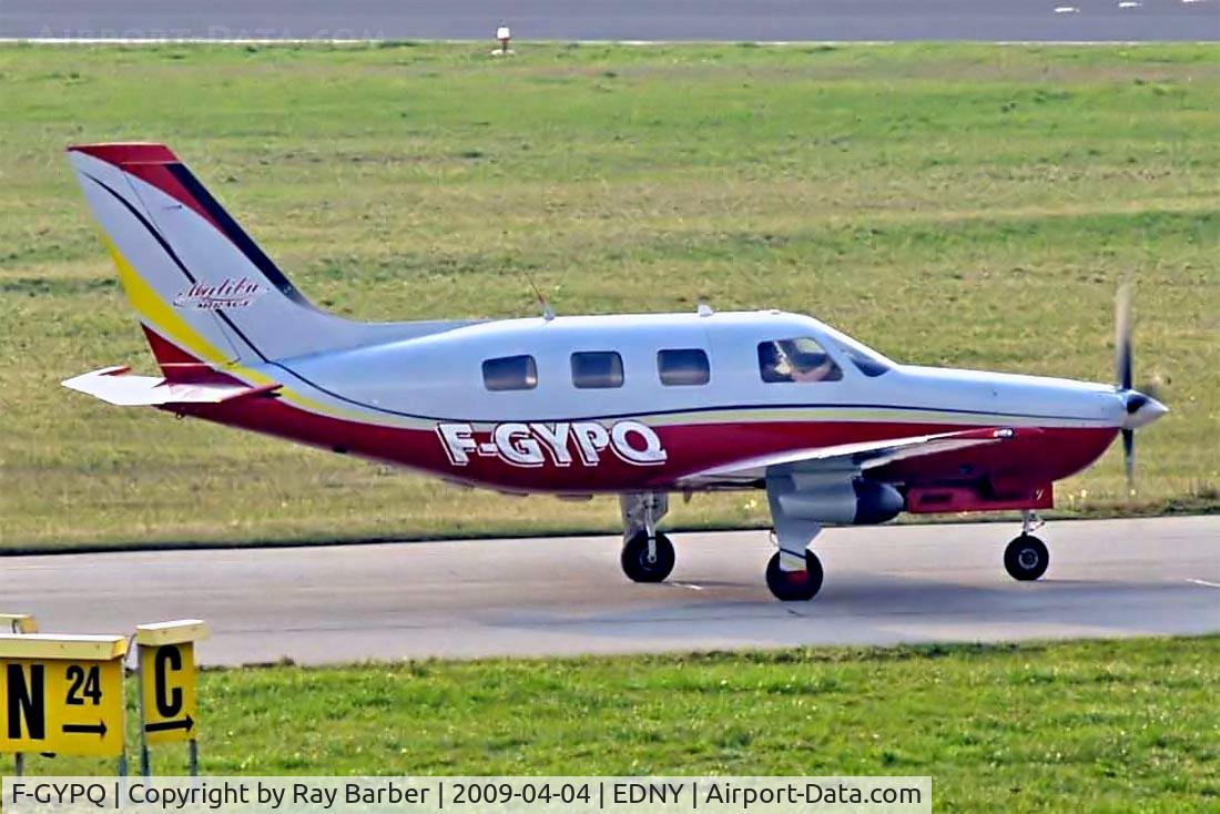 F-GYPQ, Piper PA-46-350P Malibu Mirage C/N 4622013, Piper PA-46-350P Malibu Mirage [4622013]  Friedrichshafen~D 03/04/2009