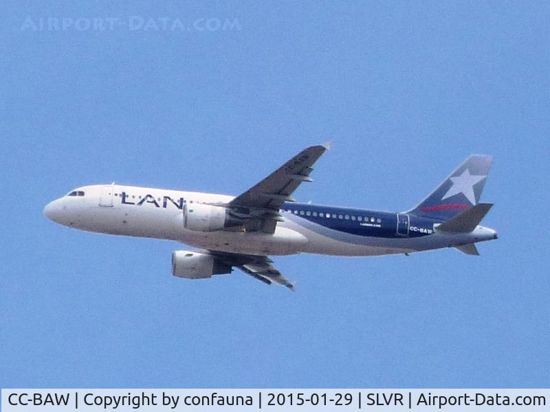 CC-BAW, 2012 Airbus A320-214 C/N 5125, Arriving to Viru Viru