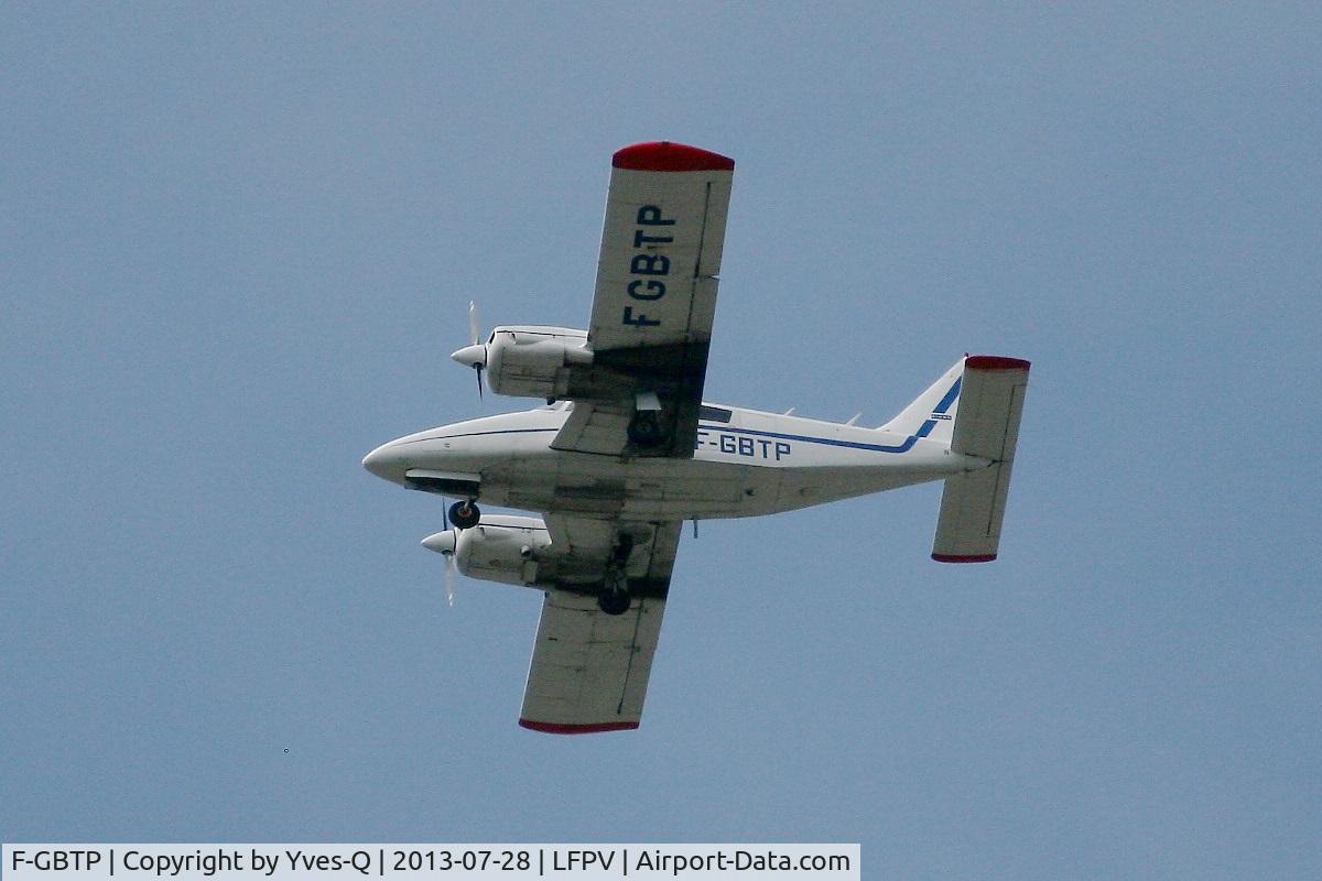 F-GBTP, Piper PA-34-200 C/N 347250286, Piper PA-34-200, flight to Toussus-Le-Noble, over Vélizy-Vilacoublay Air Base 107 (LFPV-VIY)