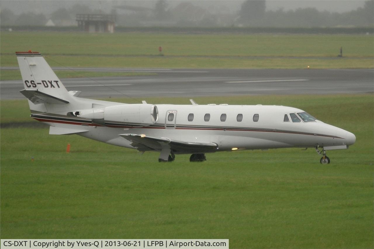 CS-DXT, 2008 Cessna 560XL Citation XLS C/N 560-5765, Cessna 560XL Citation XLS, Taxiing after landing, Paris-Le Bourget airport (LFPB-LBG)