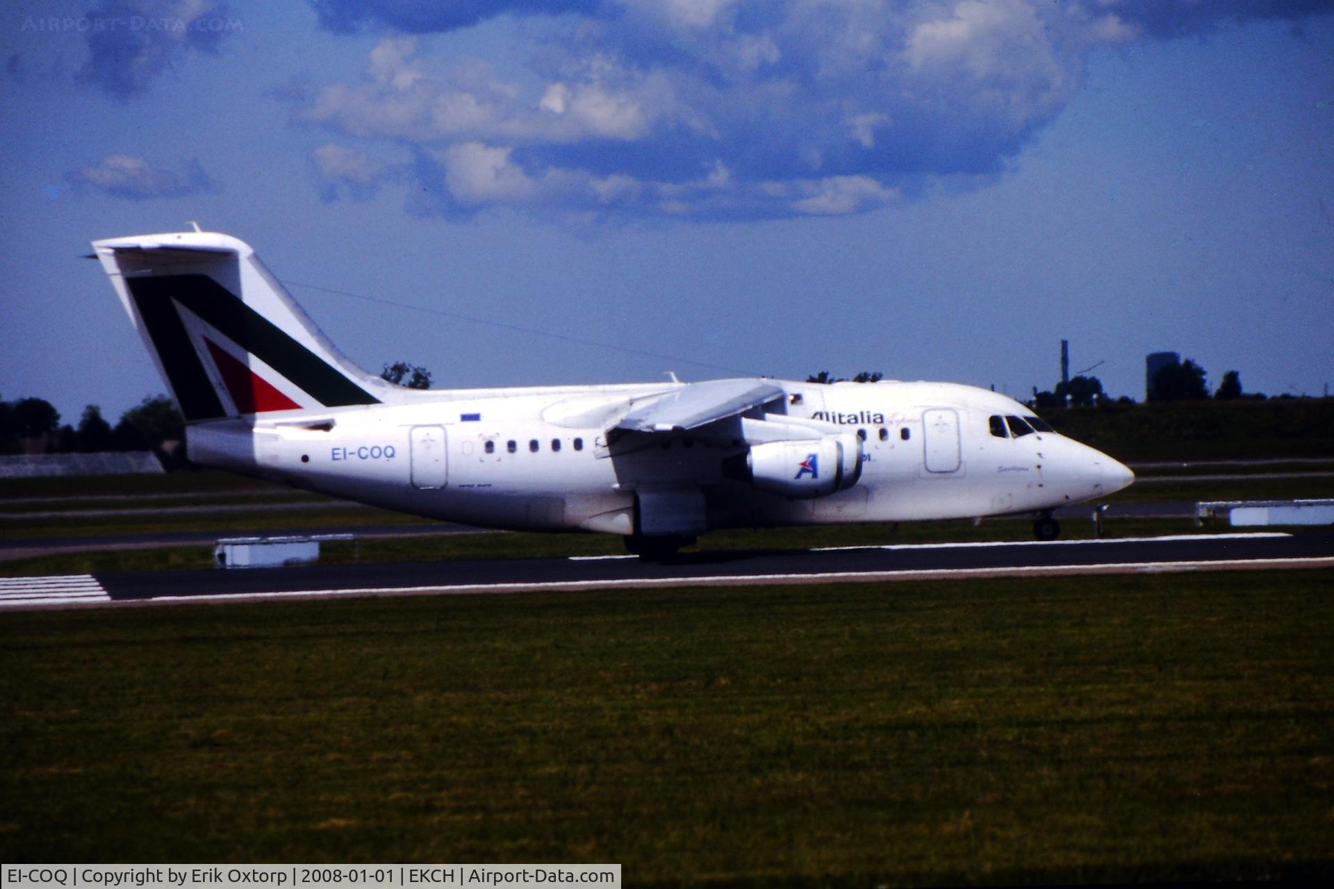 EI-COQ, 1994 British Aerospace Avro 146-RJ70 C/N E1254, EI-COQ ready for take off rw 04R, CPH JUN00