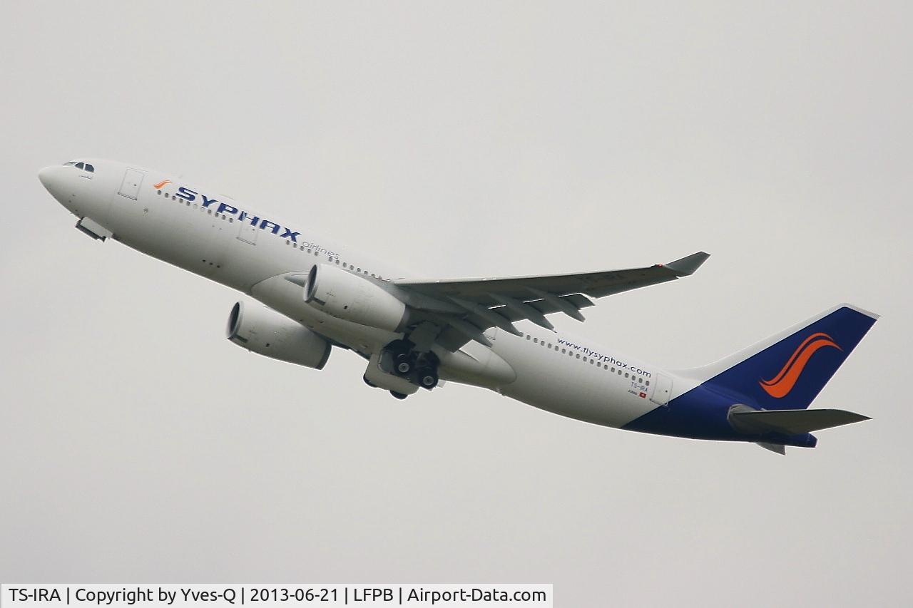 TS-IRA, 2000 Airbus A330-243 C/N 345, Airbus A330-243, Take off rwy 25, Paris-Le Bourget Airport (LFPB-LBG)